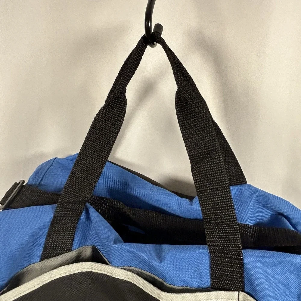 SAMSUNG Duffel Bag Gym Bag Black Blue Gray Zip 17